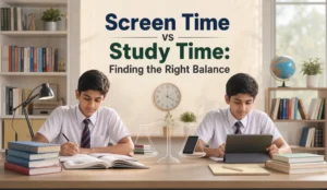 screen time vs study time